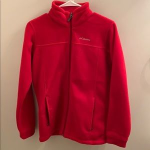 Red Columbia zip up